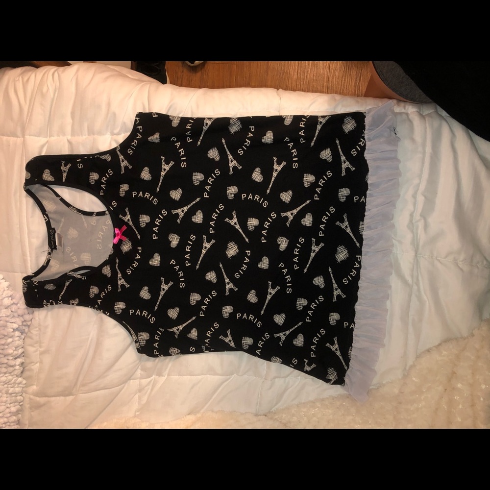 Black and white Paris pajamas